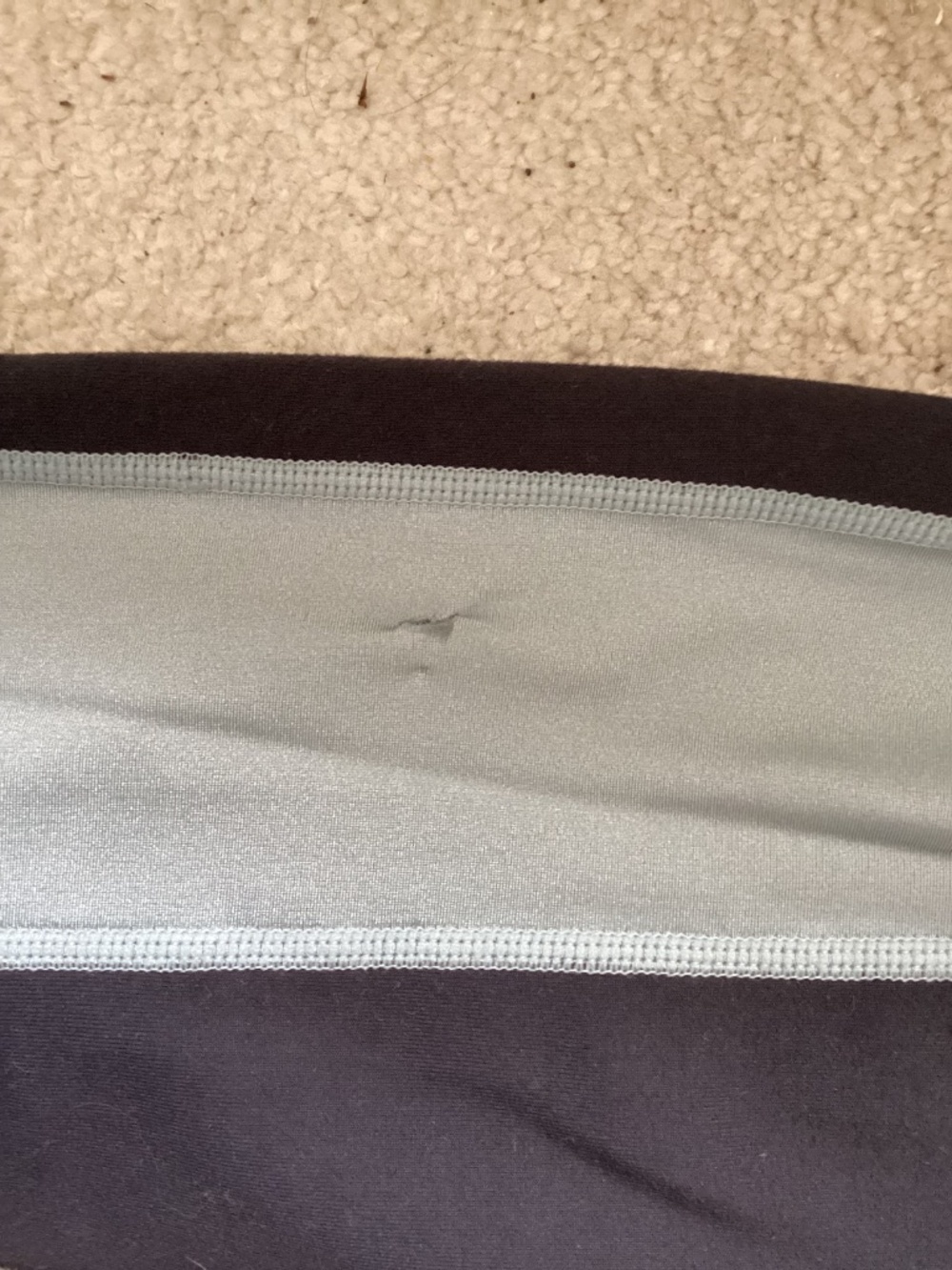 Side stripe mesh bottom leggings - Picture 3 of 3